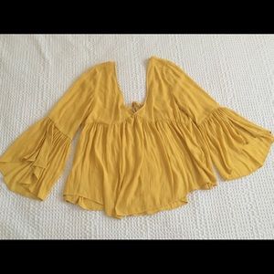 Airy Mellow yellow blouse